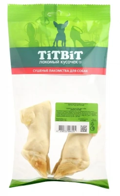 TiTBiT 0,103кг лакомство копытце баранье (мягкая упаковка) фото