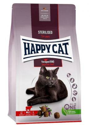 Happy Cat Sterilised 10кг альпийская говядина сухой для стерилизованных кошек (140552)