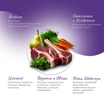 Best Dinner Cat Adult Holistic Sterilized 1,5кг ягненок с базиликом сухой для стерилизованных кошек (402861) фото