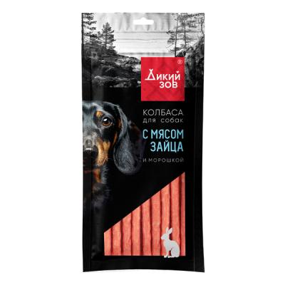 TitBit 0,085кг Дикий Зов колбаса с мясом зайца и морошкой для собак фото