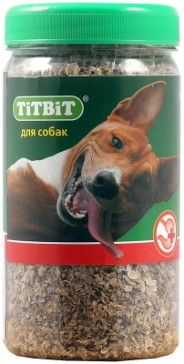 TiTBiT 0,15кг лакомство рубец говяжий молотый - банка пластмассовая фото