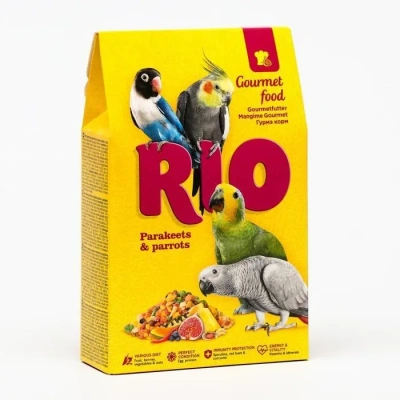 Rio 0,25кг гурмэ корм для средних и крупных попугаев фото