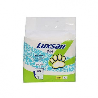 Пеленки (Luxsan) Коврики Premium GEL для животных 40х60 10шт/уп фото