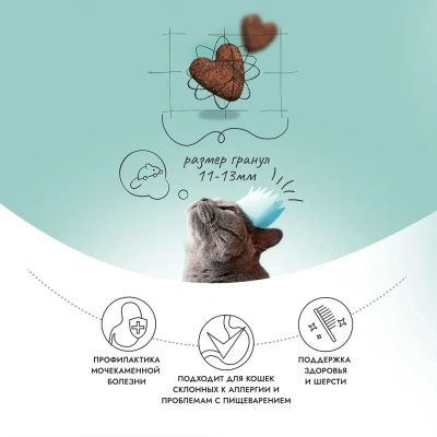 Best Dinner Cat Adult Sterilized 10кг говядина с яблоком сухой для стерилизованных кошек (402014) фото