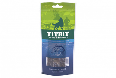 TiTBiT 0,075кг нарезка из лосося для собак