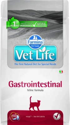 Farmina (Фармина) Vet Life Cat Gastrointestinal 0,4кг ЖКТ заболевания сухой для кошек (5031) фото