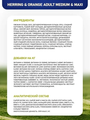 Farmina (Фармина) N&D Dog 2,5кг с рыбой и апельсином сухой для взрослых собак медиум и макси (036483) фото