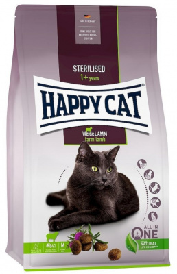 Happy Cat Sterilised 10кг пастбищный ягненок сухой для стерилизованных кошек (140712)