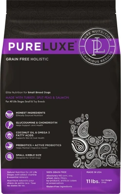 PURELUXE 18,14кг Элитное Питание для собак мелких пород с индейкой, горошком и лососем (939709) фото