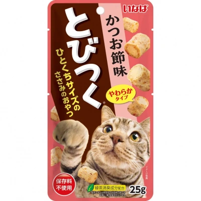 Inaba Tobitsuku 0,025кг со вкусом кацуобуси лакомство для кошек фото