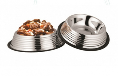 Миска (ZR) 0,45л ребристая металл