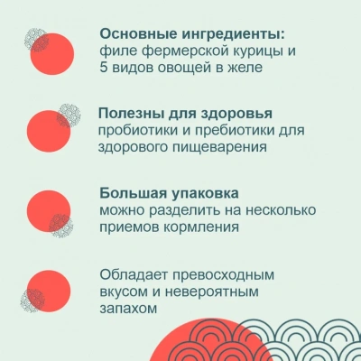 Inaba Gracia L 0,280кг Куриное филе с сыром и 5 видами овощей полнорационный пауч для собак фото